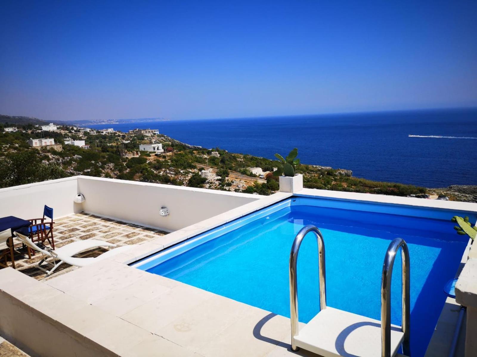 Blu Suite Cottage Sul Mare E Swimming Pool Триказе Экстерьер фото